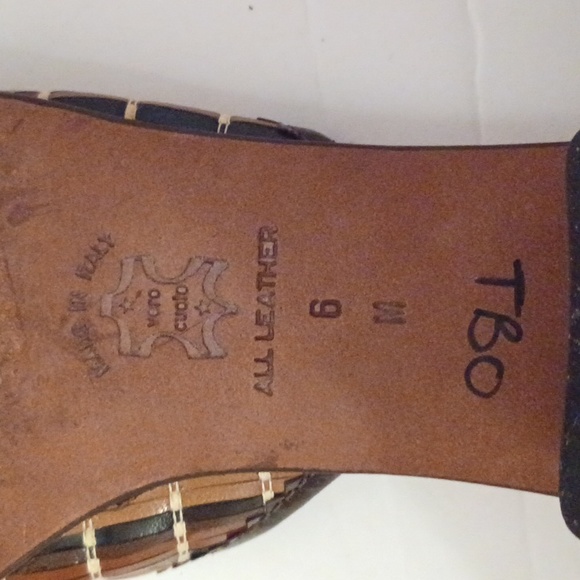 Tommy Bahama Women's Leather Woven Sandals size 6 - Picture 7 of 9